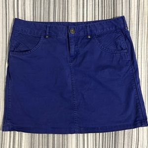 Athleta Purple Denim Skirt